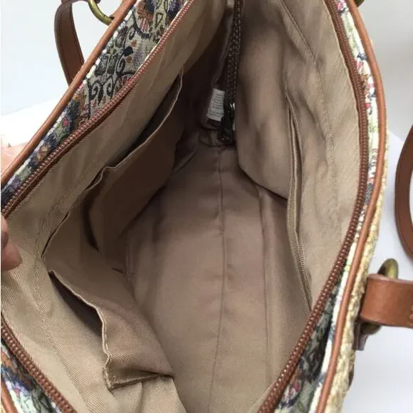 Sakroots Meadow Straw Boho Tote Bag for Women - Picture 8 of 10